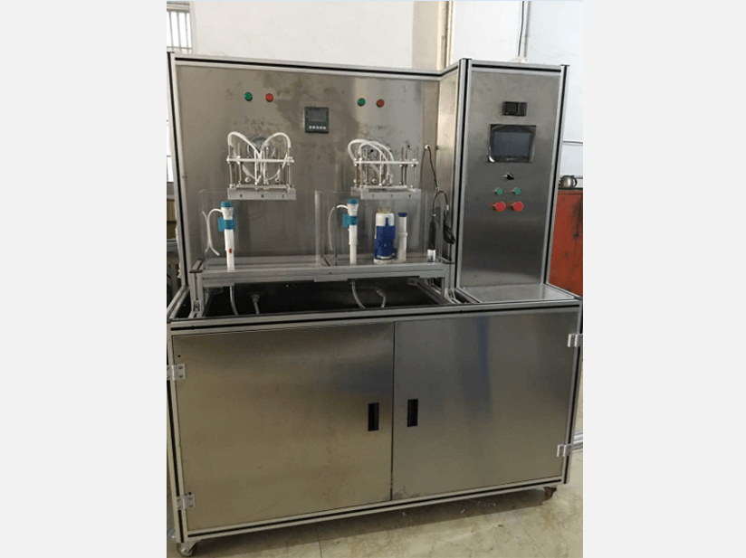 Water tank inlet and outlet valve life testing machine